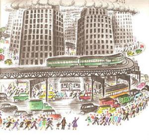 Burton's Little House swallowed up by the city