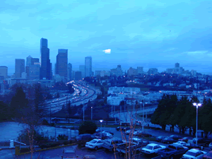 AmazonView_008 View of Seattle from the top floor of the Public Health Hospital