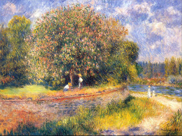 Pierre-Auguste Renoir, Chestnut Tree Blooming