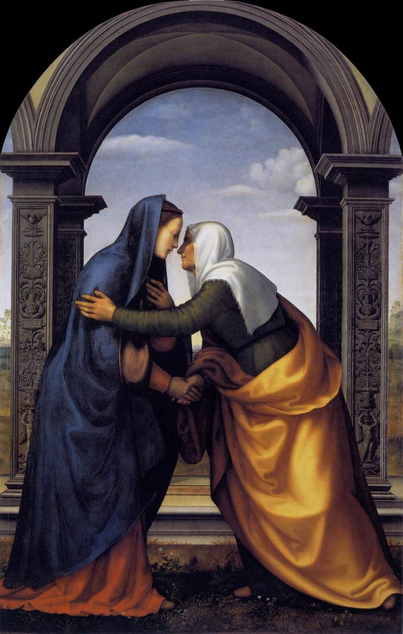 The Visitation by Mariotto Albertinelli