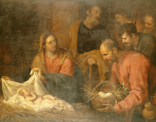 The Adoration Of The Shepherds. Giovanni Andrea De Ferrari