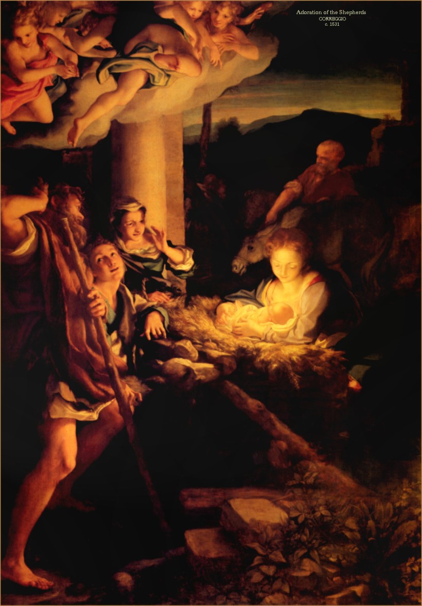 Adoration of the Shepherds by Correggio