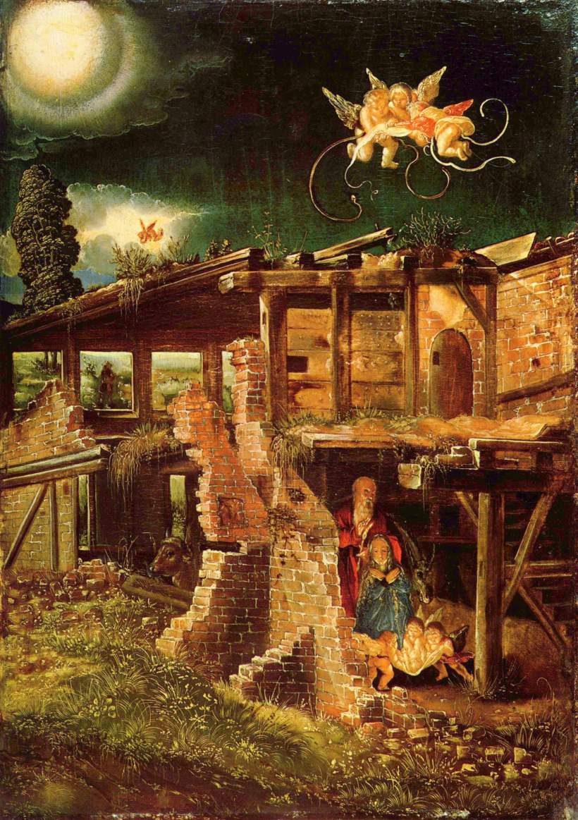 Altodorfer Nativity painted in 1511