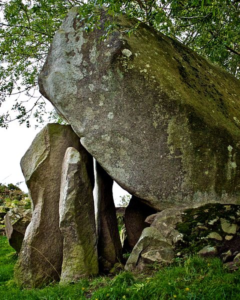 Goward Dolmen at the foot of the Mourne Mountains