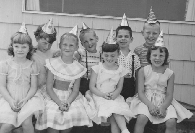 age 6 with the kindergarten car pool crowd