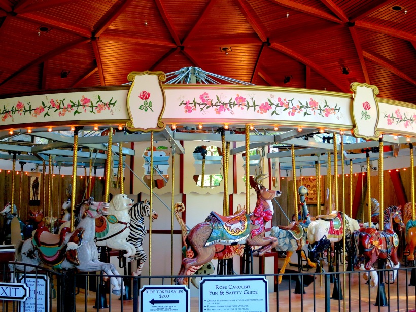 all photos from the Rose Carousel of Butchart Gardens, Vancouver Island, British Columbia