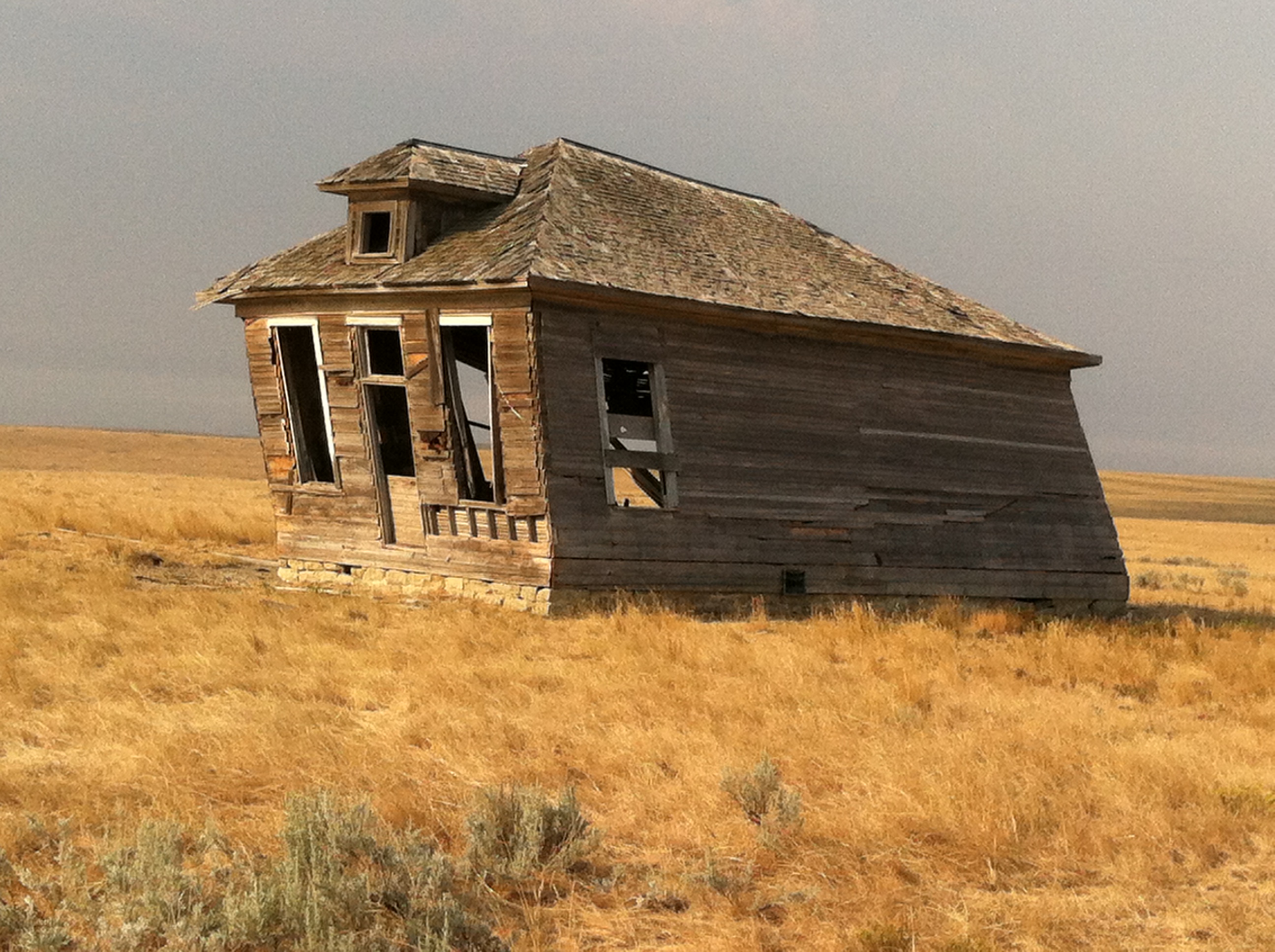 abandoned schoolhouse near Rapalje, Montana (actually from 2012)