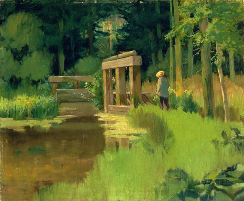 in-a-park-edouard-manet