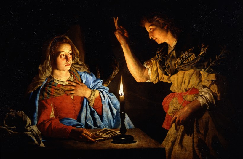 Matthias-Stomer-Annunciation-Painting