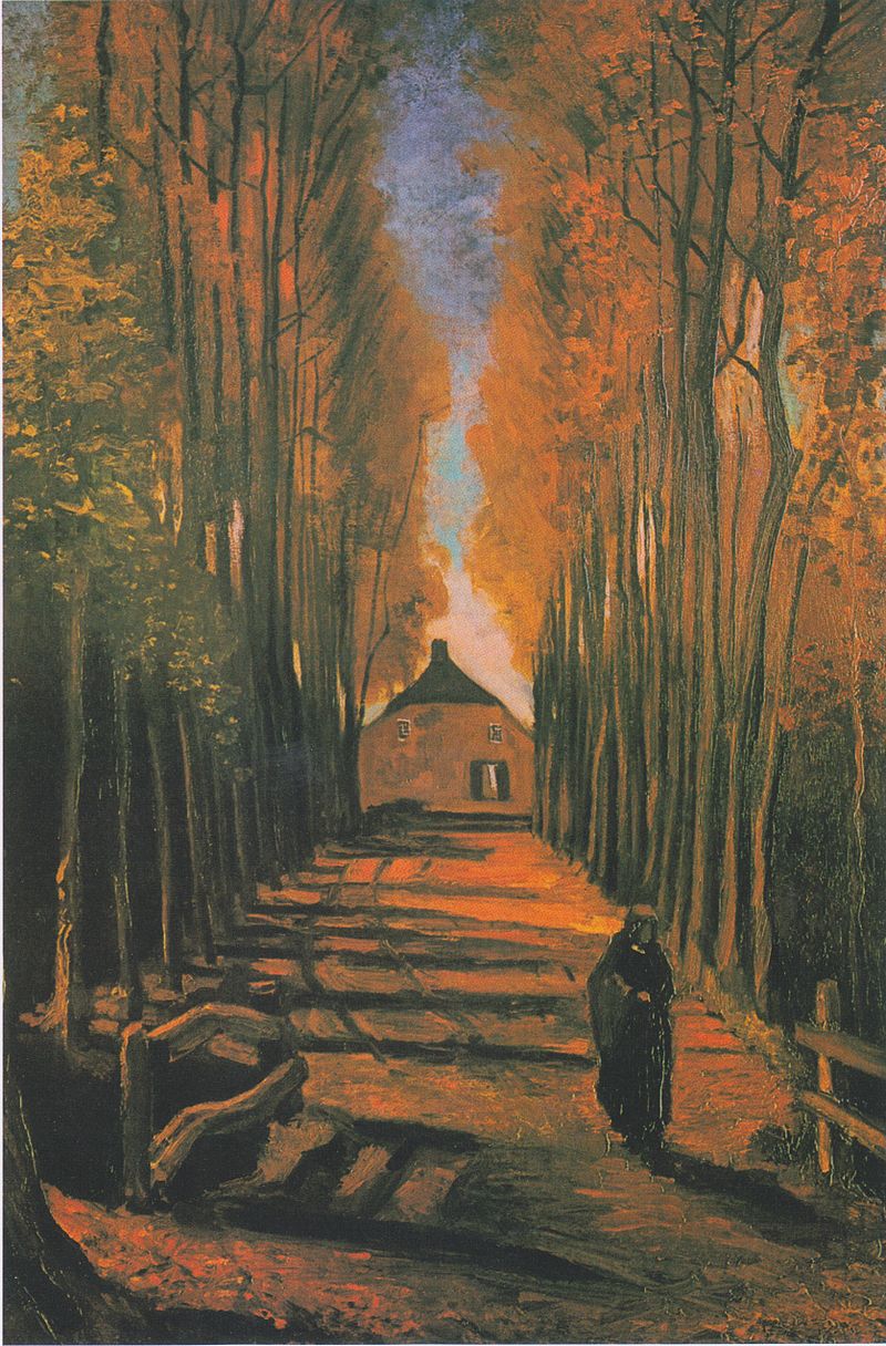 Van Gogh Poplars in Autumn