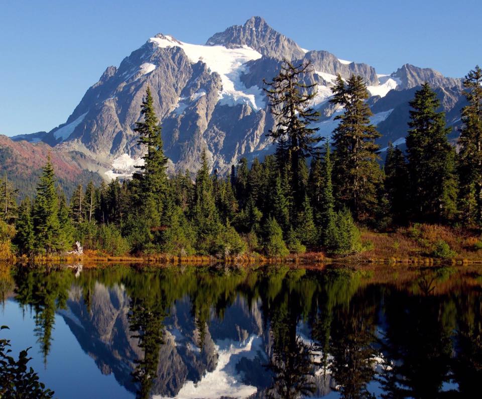 Mt. Shuksan yesterday, photo by Emily Gibson